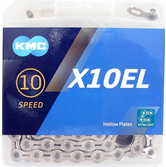 Ketting 10 speed KMC X10EL - zilver van KMC