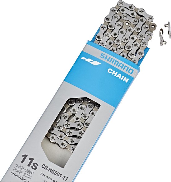 Ketting 11 speed Shimano HG601 105 Race/MTB/E-bike met Quick Link - 116 schakels van Shimano