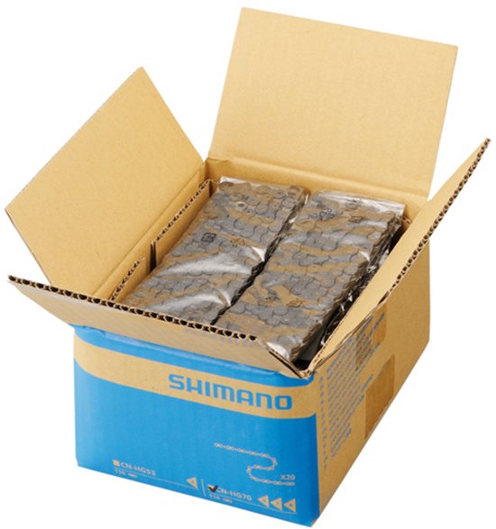 Ketting 6/7/8 speed Shimano HG71 - 116 Schakels met kettingpen (werkplaatsverpakking á 20 stuks)