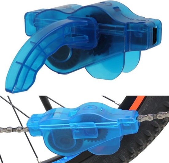 Kettingreiniger - Ketting Schoonmaken - Kettingborstel fiets - Cleaner - fietsketting - Ketting Reiniger - Ketting Reinigen van Merkloos