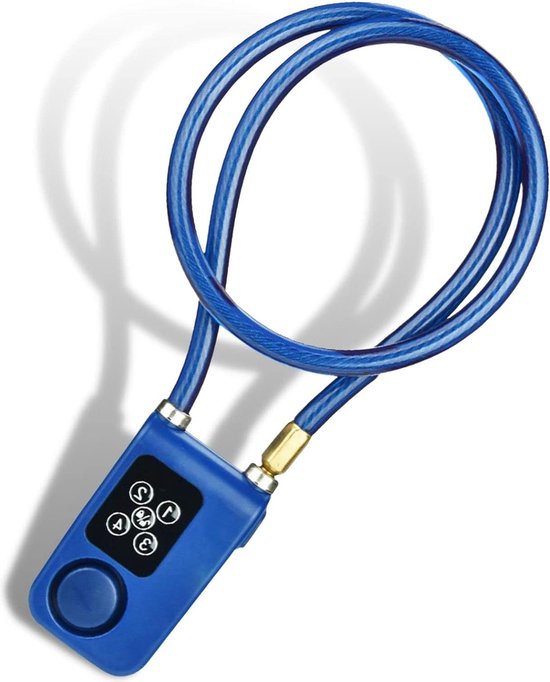 Keyless Alarm fietsslot - Digitaal wachtwoord - Anti-diefstal - Smart Alarm Lock - Veiligheidsslot voor fietsen van Merkloos