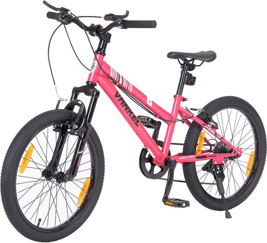 Kinder Mountainbike - 20 Inch - 6 Versnellingen - V-Bremse voor Jongens en Meisjes van AMIGO