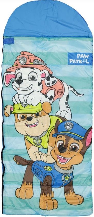Kinder slaapzak Paw Patrol - Slaapzak voor kinderen - 140 x 70cm Polyester - Zacht en Lichtgewicht - Opberghoes van PAW Patrol