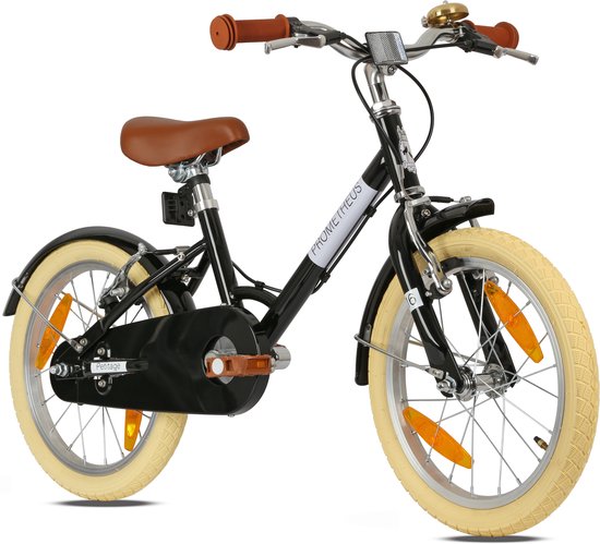 Kinderfiets 16 inch - Jongensfiets / Meisjesfiets - 4-5 jaar - Retro