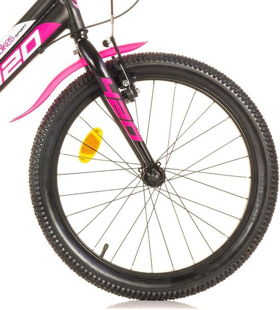 Kinderfiets 20 inch Sportmodel voor Junioren Zwart Lichtgewicht