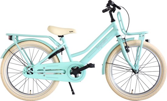 Kinderfiets 20" Kyoso Blossom Breeze met remnaaf - mat mintgroen alleen verkrijgbaar via vakhandel van Merkloos