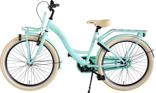 Kinderfiets 24" Kyoso Blossom Breeze met remnaaf - mat mintgroen alleen verkrigbaar via vakhandel van Merkloos