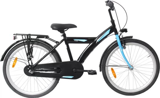 Kinderfiets Funride Steel 3 Speed Nexus  24''  Zwart-Blauw