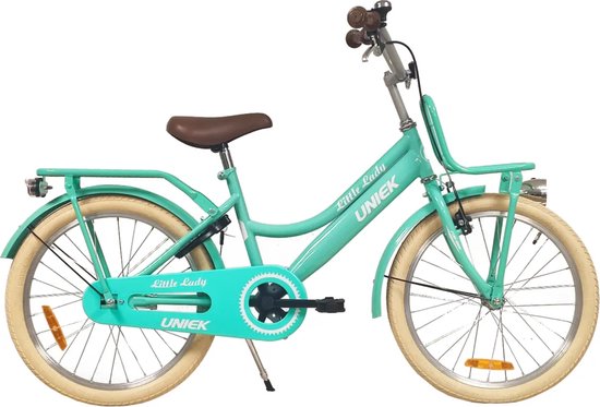 Kinderfiets Kiddie FunGirl met voordrager 20'' Turquoise van Kinder