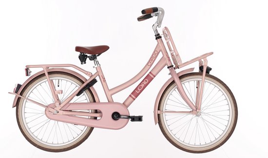 Kinderfiets Meisje 20 inch BFN Cargo Load – Roze – Terugtraprem – 1 Versnelling – Meisjesfiets van Merkloos
