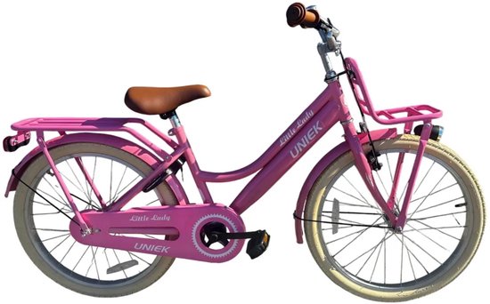 Kinderfiets Uniek Fungirl 22'' 1N Roze