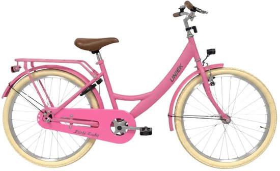 Kinderfiets Uniek Girly 22'' 1N Roze