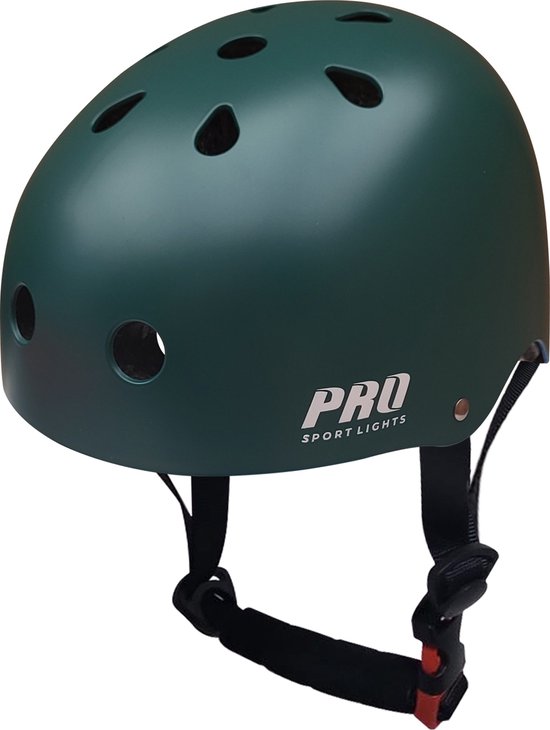 Kinderfietshelm skate Fietshelm voor kinderen - Army Green - kinderhelm 48/54cm van Kinder