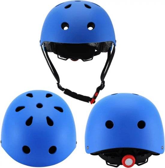Kinderhelm Blauw - Fietshelm - Helm voor Kinderen - Skate Helm Kinderen - SkateHelm - Skate Helm Kind - Helmet - Helmen - Fietshelm Kinderen, Sporthelm - Kinderen van AMIGO