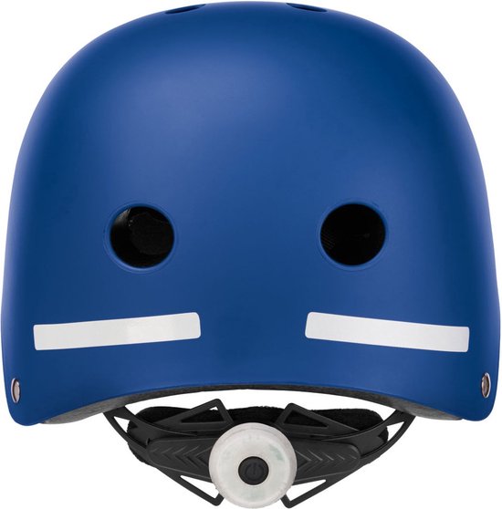 Kinderhelm met achterlicht - L/XL (48-54cm- gecertificeerd (TUV/GS/CE/DIN)- Fietshelm - Helm voor Kinderen – Skate Helm Kinderen– Fietshelm Kinderen, Sporthelm – jongens helm van Kinder
