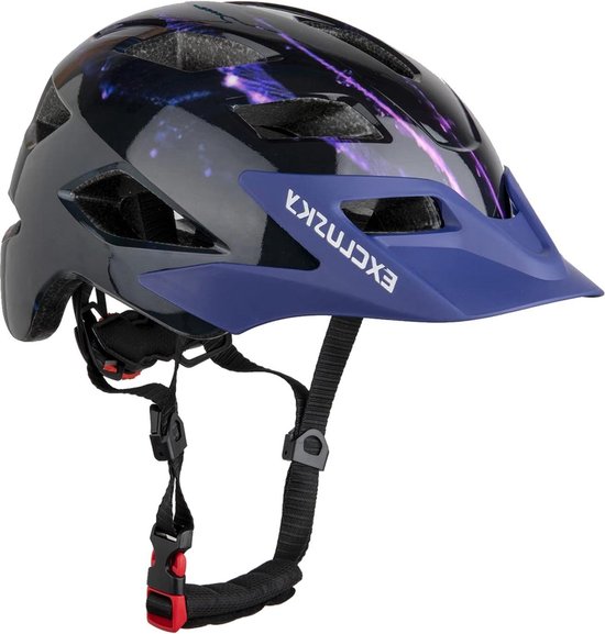 Kinderhelm verstelbaar voor meisjes en jongens 5-13 jaar - fietshelm scooter schaatsen rolschaatsen skateboard - 50-57 cm van Kinder