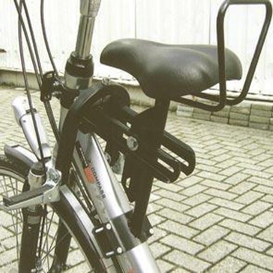 Kinderzitje-Zadel op de buis-NR.4 damesfiets Enkele buis van Kinder