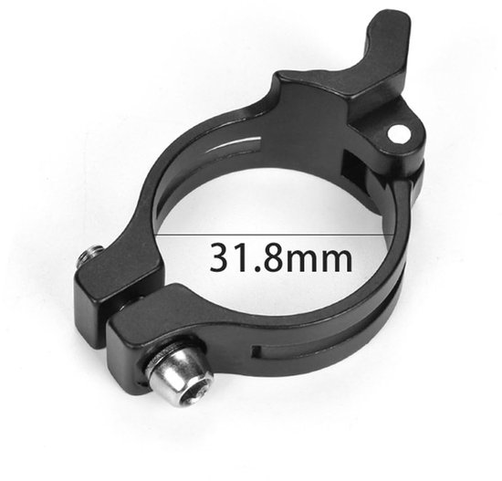 Klemmring voor Umwerferadapter 31,8 mm van Aluminiumlegering