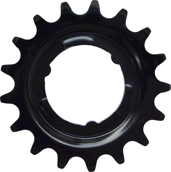 KMC tandwiel R Shimano 18T chromoly black 1/8 (25st) van Merkloos