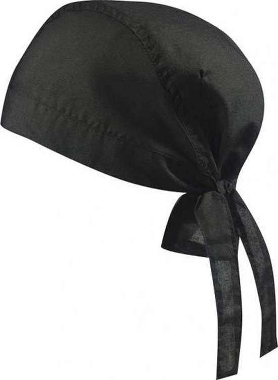 Knaak Bandana - Zwart - Unisex - One Size - Comfortabel & Ademend - Voor Sport, Fiets & Casual