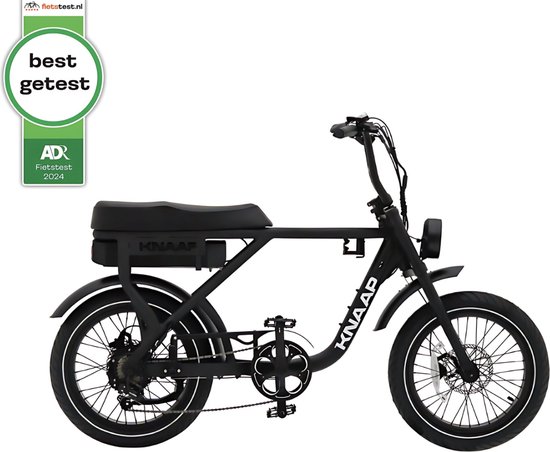 KNAAP - AMS X BLACK - Elektrische fatbike - Best getest 2024 - Rijklaar - 2 jaar garantie - Lid van RAI vereniging van Knaap