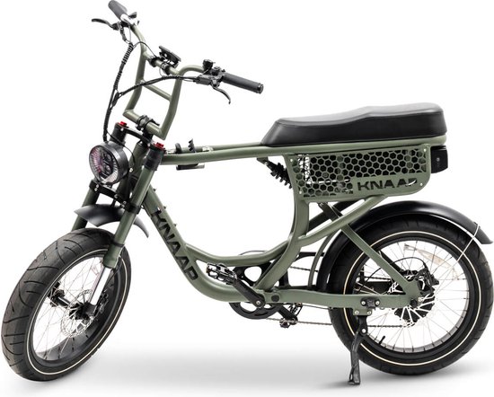 KNAAP - BCN DEEP GREEN + Front rack - Elektrische fatbike - Rijklaar - 2 jaar garantie - Lid van RAI vereniging van Knaap