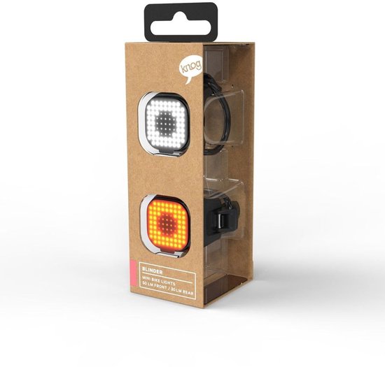 Knog Blinder Mini Square Twinpack Achterlicht + voorlicht (set)