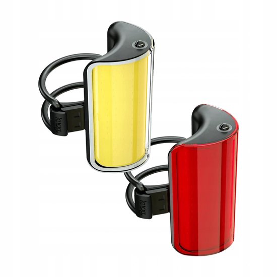 Knog Cobber Mid Twinpack Fietslampen - 320lm, USB, 330° Zichtbaarheid