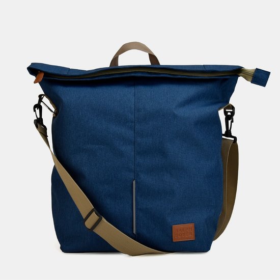 Koel Fietstas Blauw - RPET Duurzaam - Boodschappentas voor op Fiets - Koeltas - Schouderband - Enkele Fietstas / Shopper van Norländer