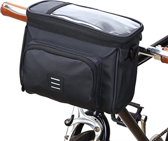 Koeltas voor aan de fiets - Fiets tas stuurtas met smartphone houder – waterdicht – Fietstas stuur – Smartphone houder fiets – T/M 6.5 inch van KOEL