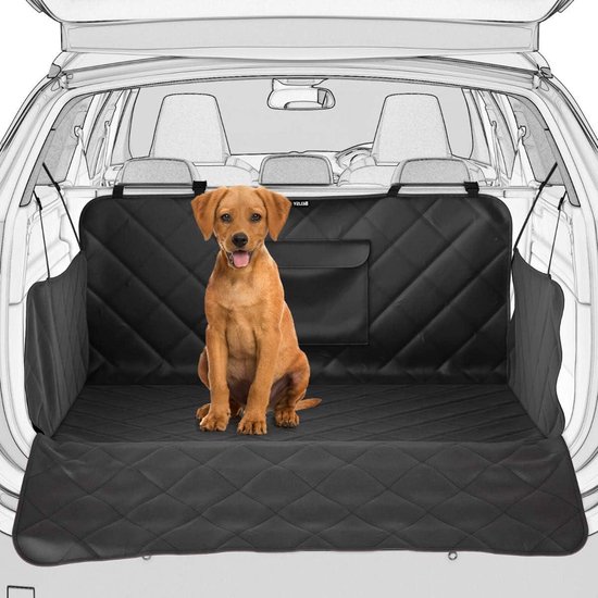 Kofferbakmat voor honden - universele bescherming met zij- en bumperbescherming - antislip - Luxus Modell - Universale Größe - zwart van KoffeR