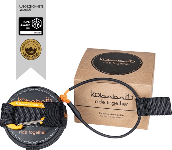 Kommit - Fiets sleep systeem voor fiets - towing system - MTB - E-bike |volwassenen - kind - uniseks - sleeptouw - fietstrekker van Kommit