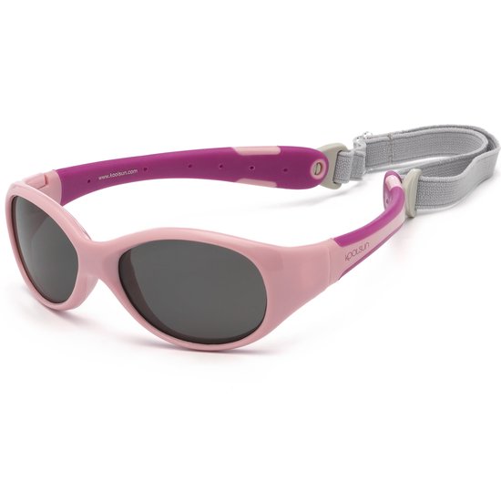 Koolsun - Flex - baby zonnebril - roze sachet orchid - 0-3 jaar van KOO