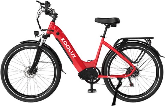 Koolux | X2 Elektrische Fiets | E-Bike | 26 Inch | 250W Motor | Rood van KOOLUX