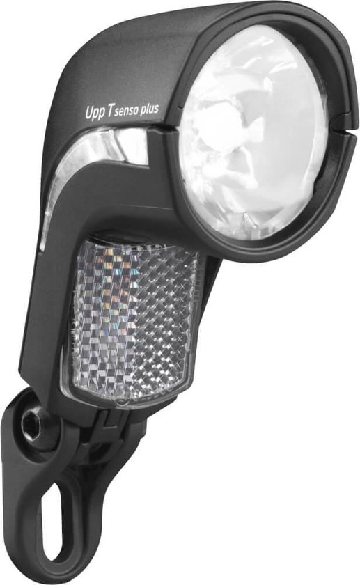 Koplamp Busch en Müller Upp N Led voor naafdynamo 30 Lux - zwart