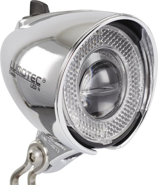 Koplamp Busch und Müller Lumotec Classic N Retro Look 25 Lux - RVS