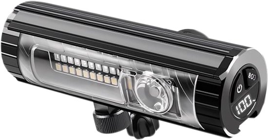 Koplamp Fiets - Fietslamp voorlicht -LED-voorlicht voor de fiets -11,7*3,7*3,4 cm - Magnetisch ontwerp - Oplaadbaar -Waterdicht en valbestendig-Batterijduur van 3-6 uur-Geschikt voor nachtelijk fietsen in de bergen,kamperen,wandelen en buitensporten