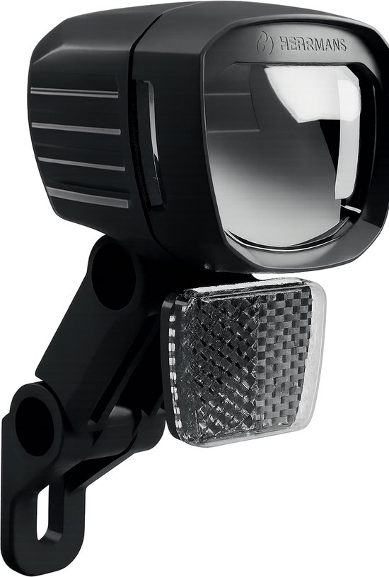 Koplamp Herrmans Nordic MR9 E-Bike 190 lumen - Zwart