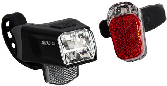 Koplamp Led Büchel "Ahead 35" + Z-Fire Micro - zwart