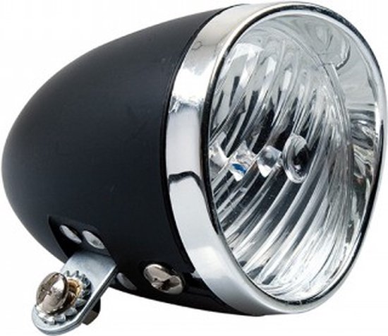 Koplamp Nostalgie led zwart incl.batteri van Basil