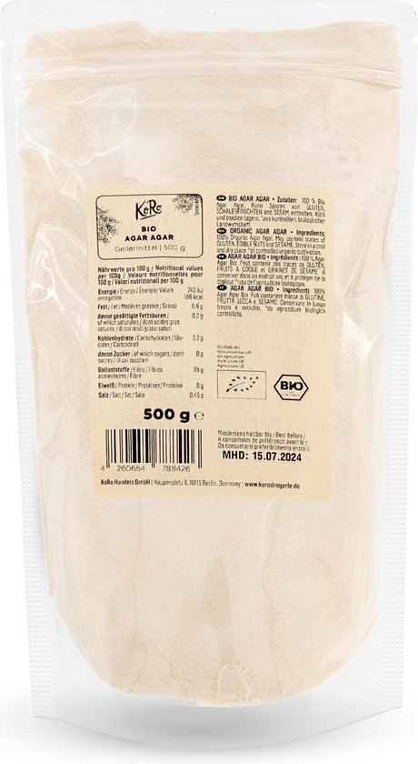 KoRo | Bio agar agar 500 g