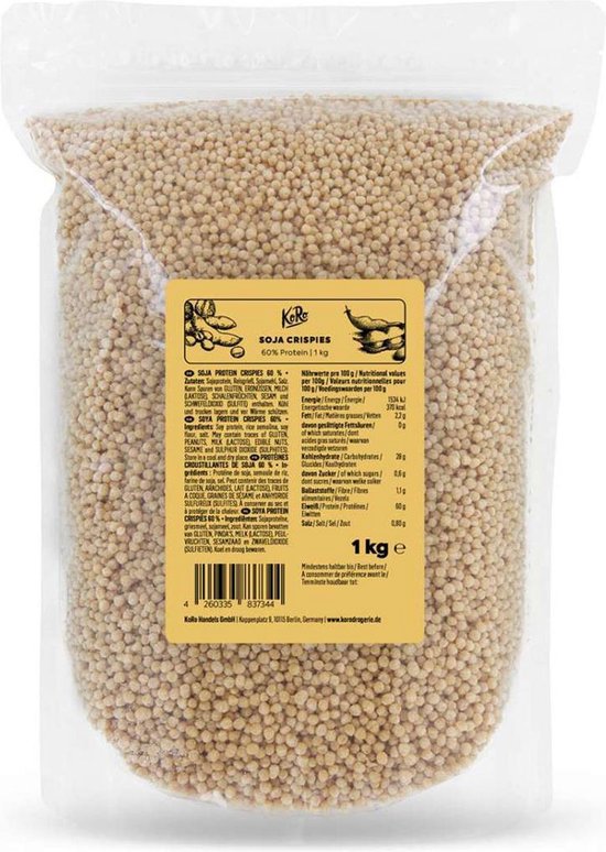 KoRo | Soja protein-crispies 60% 1 kg