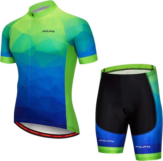 Korte Mouw Wielershirt voor Mannen - Ademend en Sneldrogend Bike Top