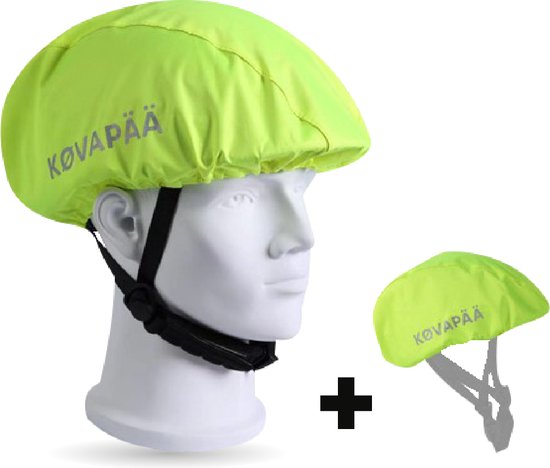 Køvapää - 2 keer Reflecterende Regenhoes - Voor Fietshelm - Waterdicht & Veilig In Het Donker van Køvapää