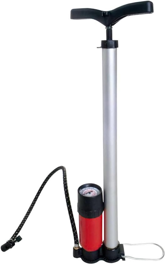 Krachtige Handpomp 50cm met Manometer voor Banden en Ballen
