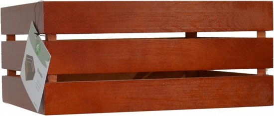 Krat Hout 43x33x19 Cm van WOOOD.