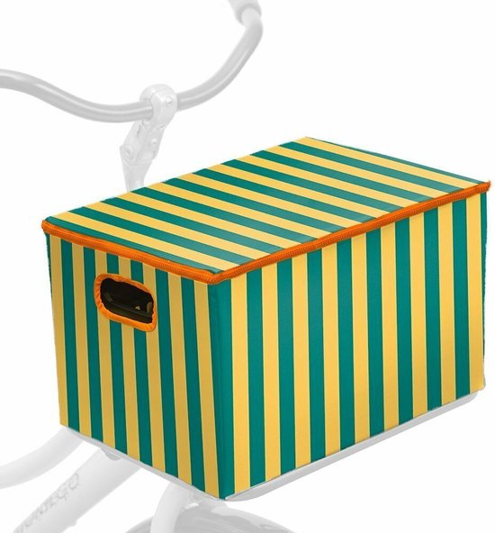 Krathoes XL Yellow & Green Stripes van Miasun
