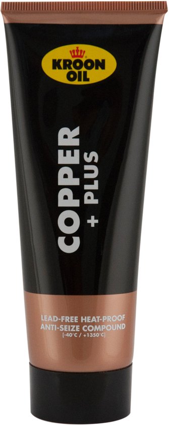 Kroon-Oil Copper Plus - Montagepasta - Hittebestendig - 100g - Loodvrij van Merkloos