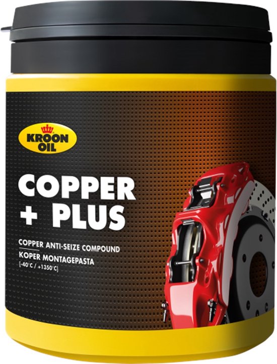 Kroon-Oil Copper Plus - Montagepasta - Hittebestendig - 600g - Loodvrij van Merkloos