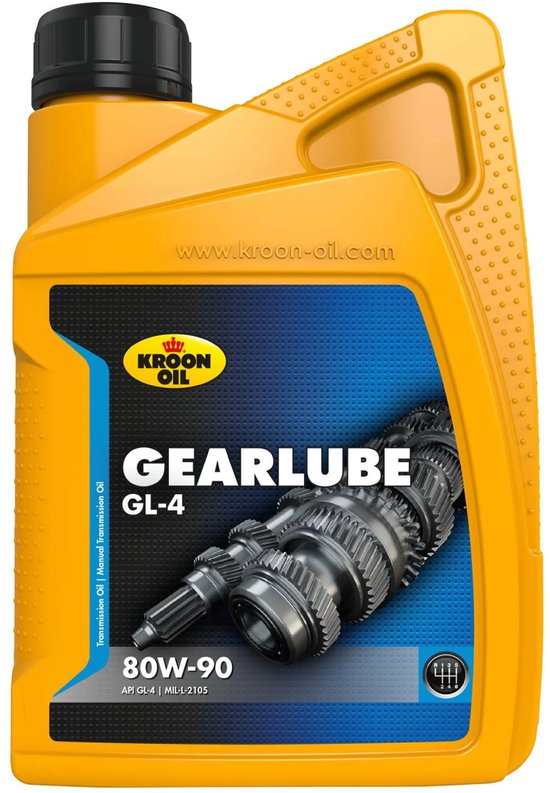 Kroon-Oil Gearlube GL-4 80W-90 - 33480 | 1 L flacon / bus